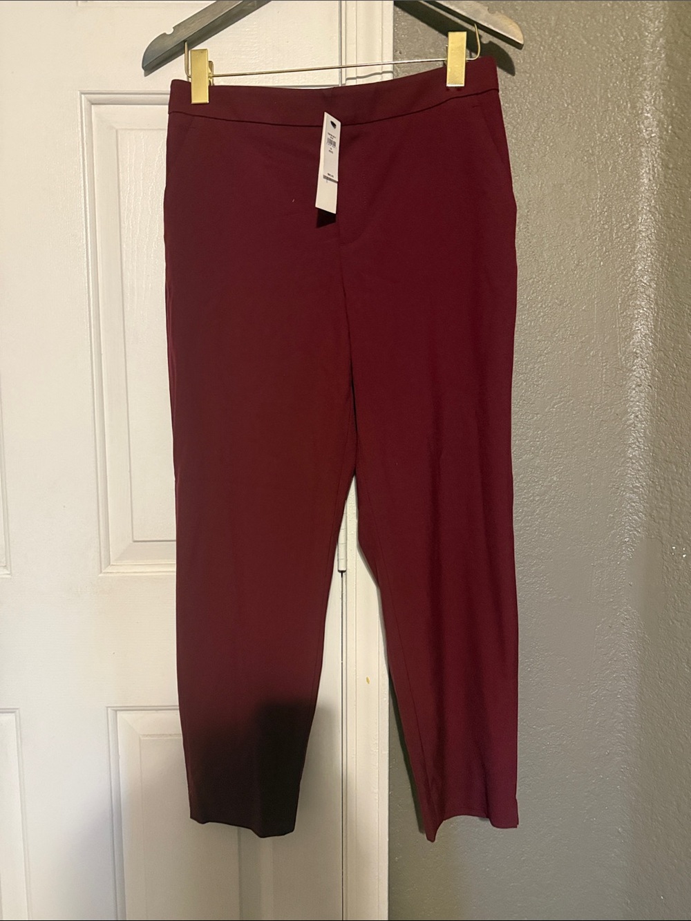 Banana Republic Hayden Ankle Pants - Burgundy